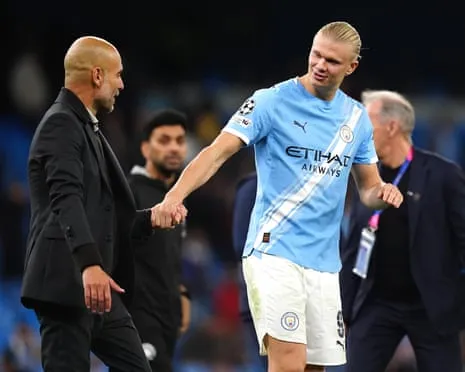 Haaland Enters Elite UCL 50-Goal Club, Praised by Pep as CR7 and Messi's Equal