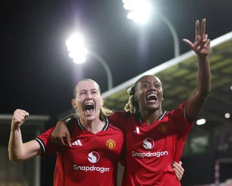 E. Terland Hat-Trick Propels United Through to Women's Champions League Group Stage